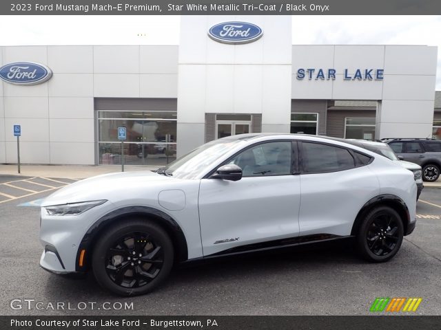 2023 Ford Mustang Mach-E Premium in Star White Metallic Tri-Coat