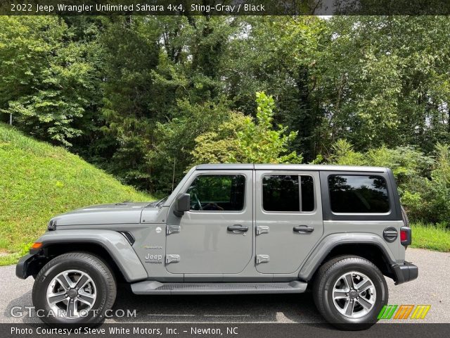 2022 Jeep Wrangler Unlimited Sahara 4x4 in Sting-Gray