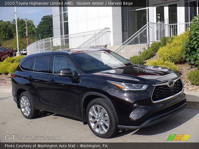 2020 Toyota Highlander Limited AWD in Opulent Amber