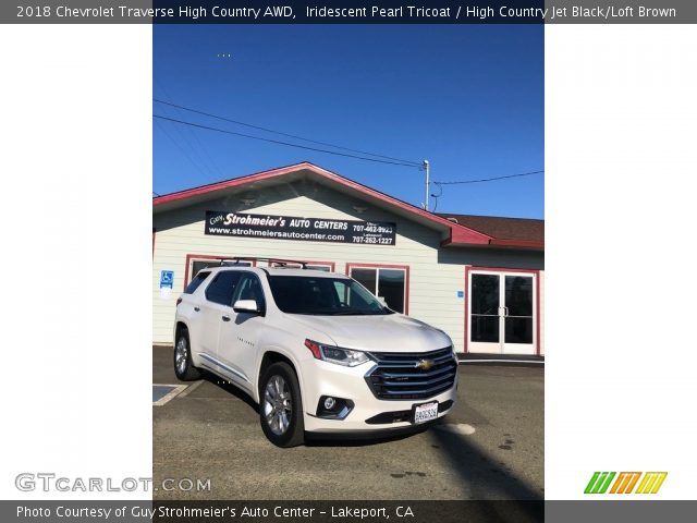 2018 Chevrolet Traverse High Country AWD in Iridescent Pearl Tricoat