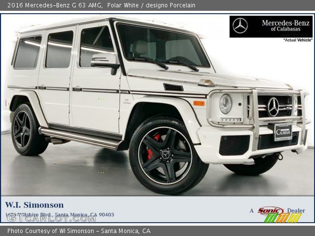 2016 Mercedes-Benz G 63 AMG in Polar White