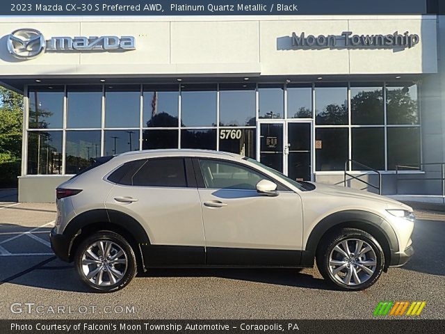 2023 Mazda CX-30 S Preferred AWD in Platinum Quartz Metallic