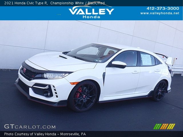 2021 Honda Civic Type R in Championship White