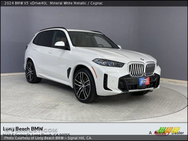 2024 BMW X5 xDrive40i in Mineral White Metallic