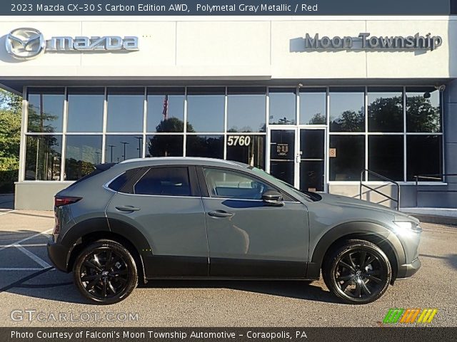 2023 Mazda CX-30 S Carbon Edition AWD in Polymetal Gray Metallic
