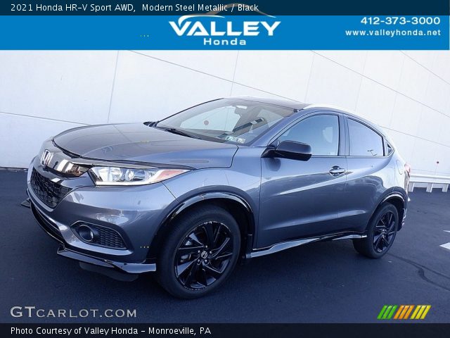 2021 Honda HR-V Sport AWD in Modern Steel Metallic