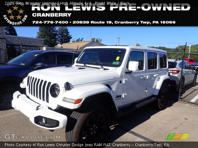 2021 Jeep Wrangler Unlimited High Altitude 4x4 in Bright White