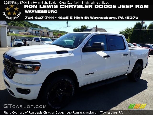 2023 Ram 1500 Big Horn Night Edition Crew Cab 4x4 in Bright White