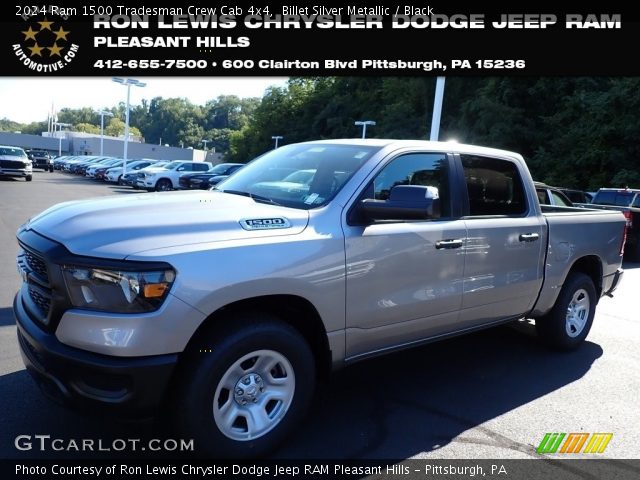 2024 Ram 1500 Tradesman Crew Cab 4x4 in Billet Silver Metallic