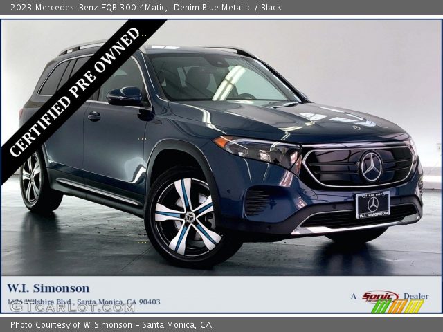 2023 Mercedes-Benz EQB 300 4Matic in Denim Blue Metallic