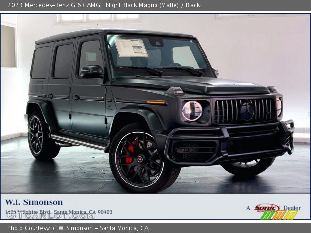 2023 Mercedes-Benz G 63 AMG in Night Black Magno (Matte)