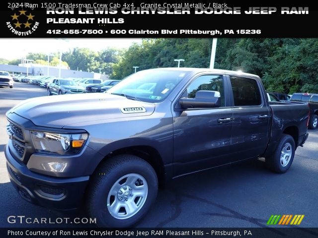 2024 Ram 1500 Tradesman Crew Cab 4x4 in Granite Crystal Metallic