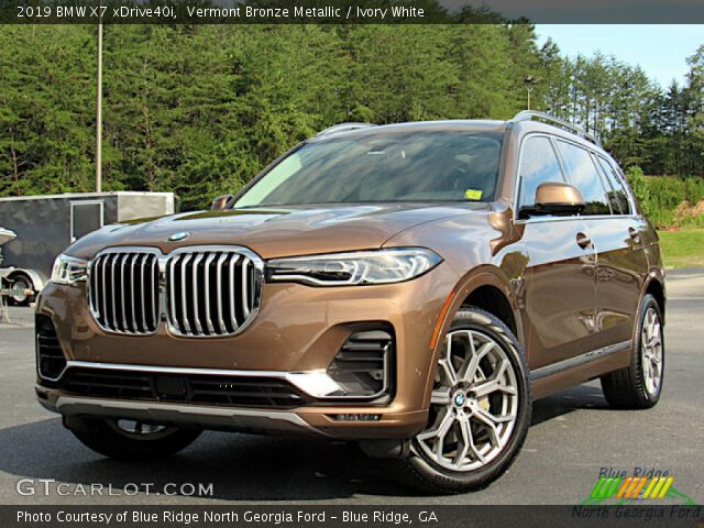 2019 BMW X7 xDrive40i in Vermont Bronze Metallic