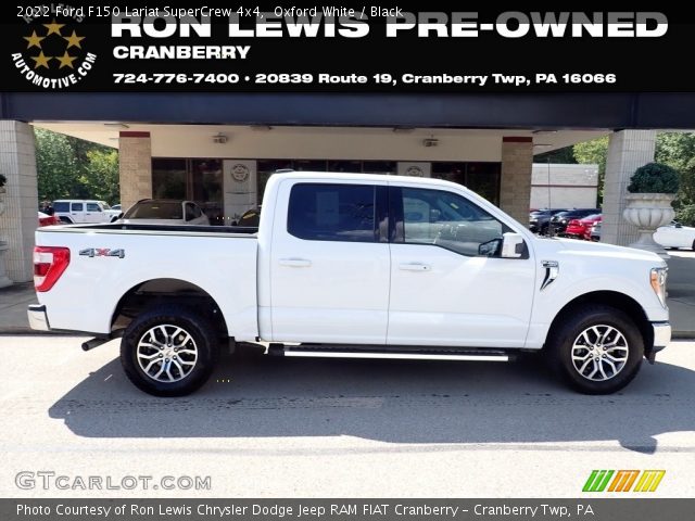 2022 Ford F150 Lariat SuperCrew 4x4 in Oxford White