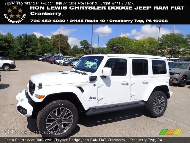 2024 Jeep Wrangler 4-Door High Altitude 4xe Hybrid in Bright White