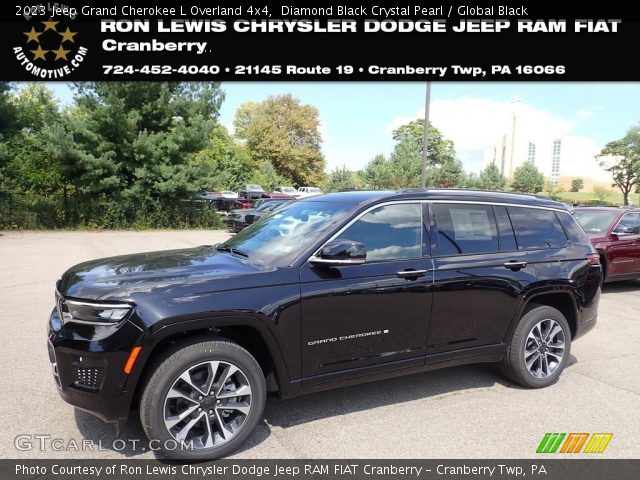 2023 Jeep Grand Cherokee L Overland 4x4 in Diamond Black Crystal Pearl