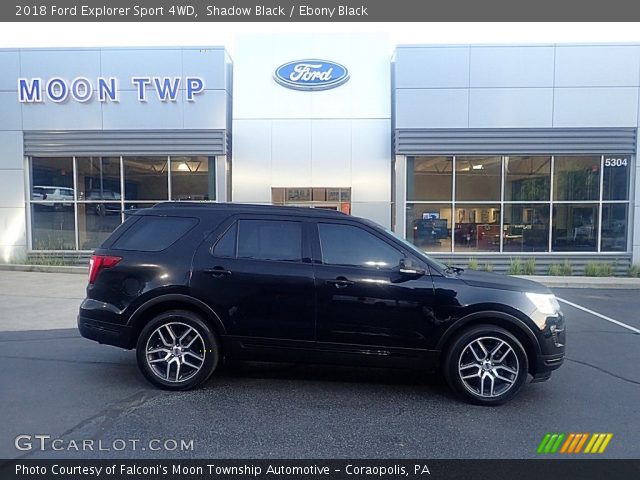 2018 Ford Explorer Sport 4WD in Shadow Black