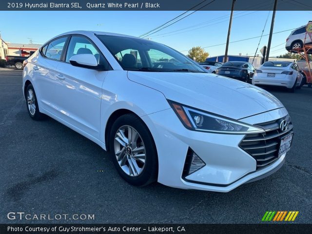 2019 Hyundai Elantra SEL in Quartz White Pearl