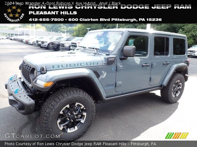 2024 Jeep Wrangler 4-Door Rubicon X 4xe Hybrid in Anvil