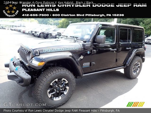 2024 Jeep Wrangler 4-Door Rubicon X 4xe Hybrid in Black