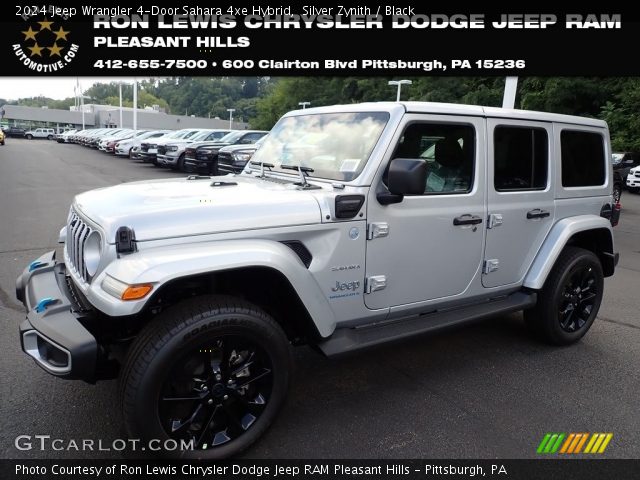 2024 Jeep Wrangler 4-Door Sahara 4xe Hybrid in Silver Zynith