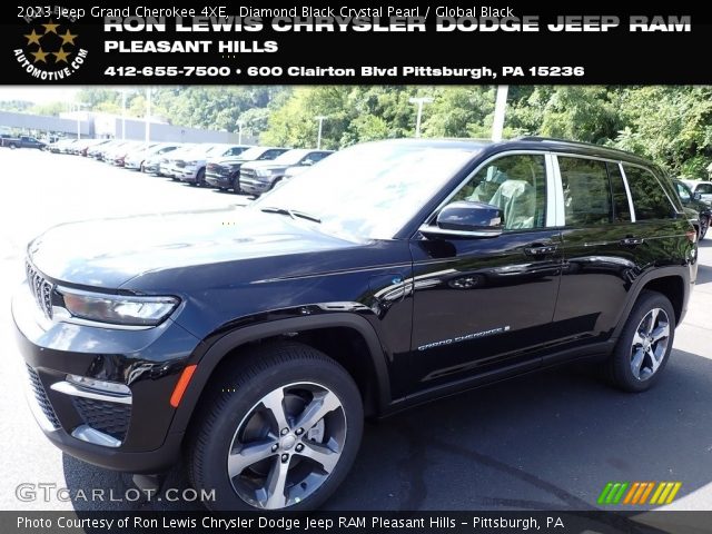 2023 Jeep Grand Cherokee 4XE in Diamond Black Crystal Pearl