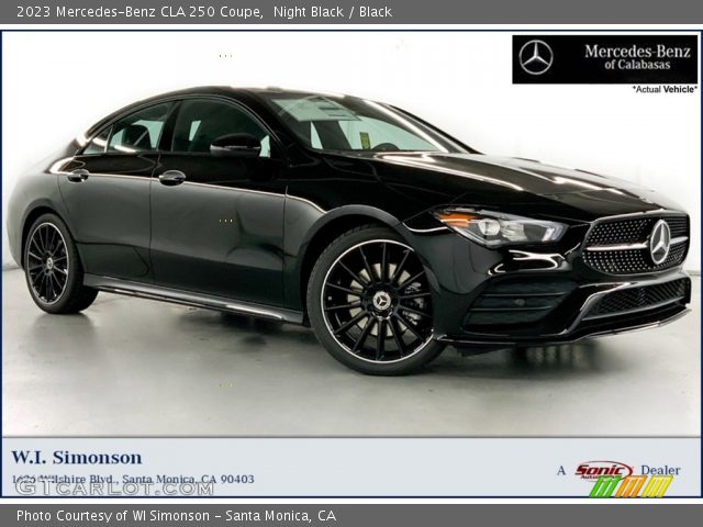 2023 Mercedes-Benz CLA 250 Coupe in Night Black