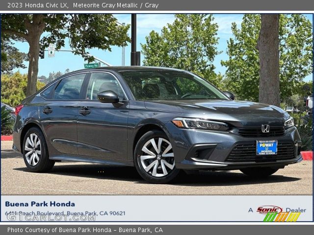 2023 Honda Civic LX in Meteorite Gray Metallic