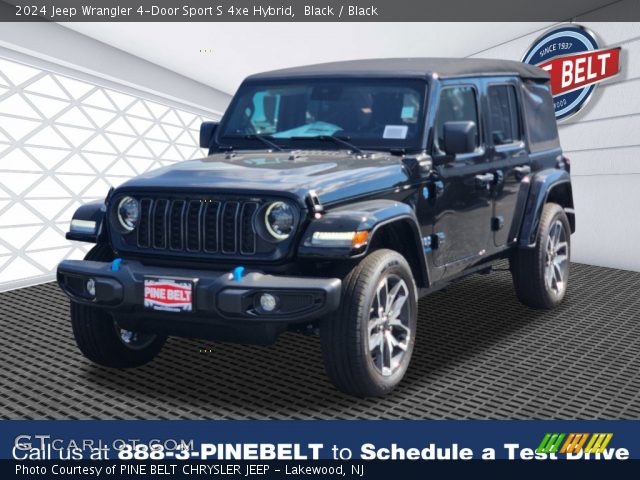 2024 Jeep Wrangler 4-Door Sport S 4xe Hybrid in Black