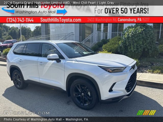 2024 Toyota Grand Highlander Limited AWD in Wind Chill Pearl