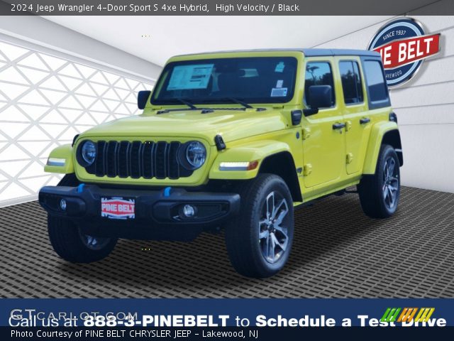2024 Jeep Wrangler 4-Door Sport S 4xe Hybrid in High Velocity
