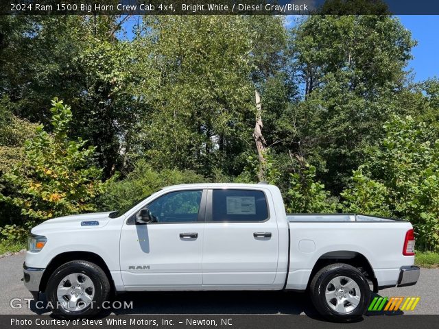 2024 Ram 1500 Big Horn Crew Cab 4x4 in Bright White