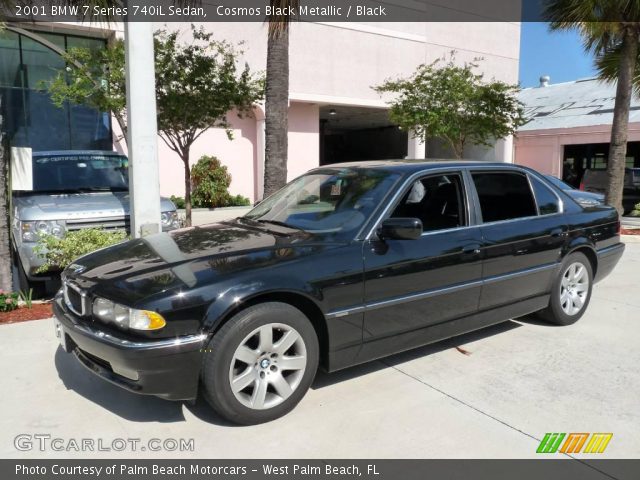 2001 BMW 7 Series 740iL Sedan in Cosmos Black Metallic