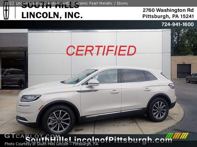 2022 Lincoln Nautilus Standard AWD in Ceramic Pearl Metallic