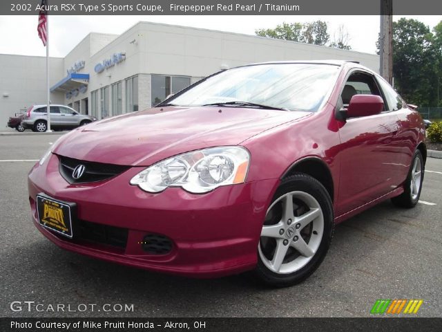 2002 Acura RSX Type S Sports Coupe in Firepepper Red Pearl