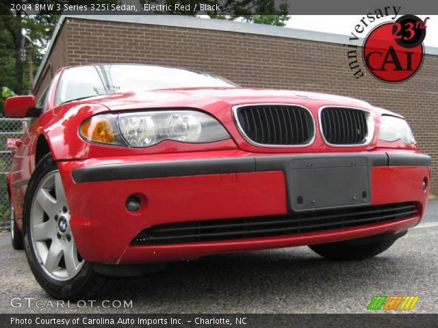 2004 BMW 3 Series 325i Sedan in Electric Red