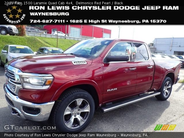 2019 Ram 1500 Laramie Quad Cab 4x4 in Delmonico Red Pearl