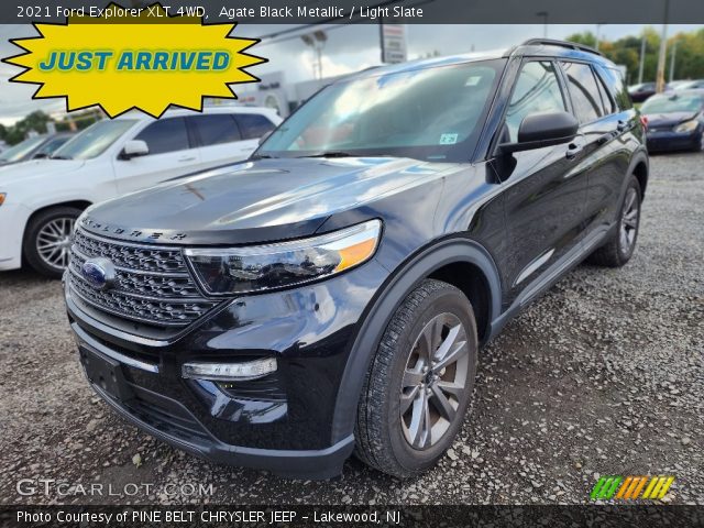 2021 Ford Explorer XLT 4WD in Agate Black Metallic