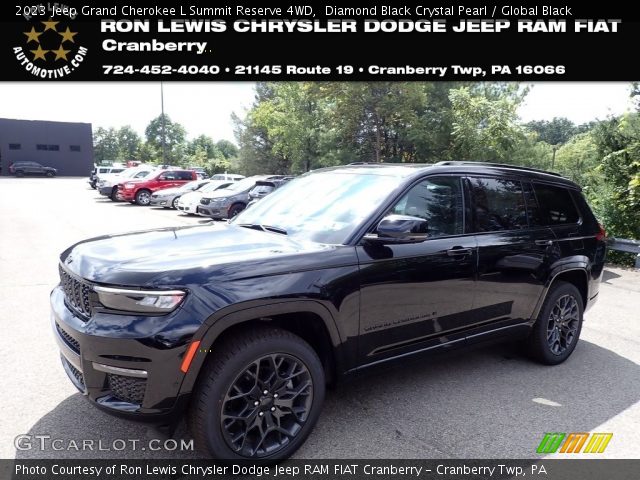 2023 Jeep Grand Cherokee L Summit Reserve 4WD in Diamond Black Crystal Pearl