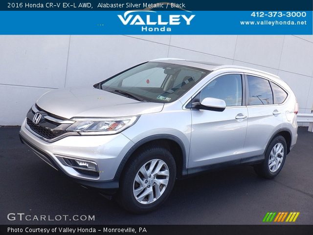 2016 Honda CR-V EX-L AWD in Alabaster Silver Metallic