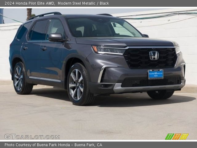 2024 Honda Pilot Elite AWD in Modern Steel Metallic