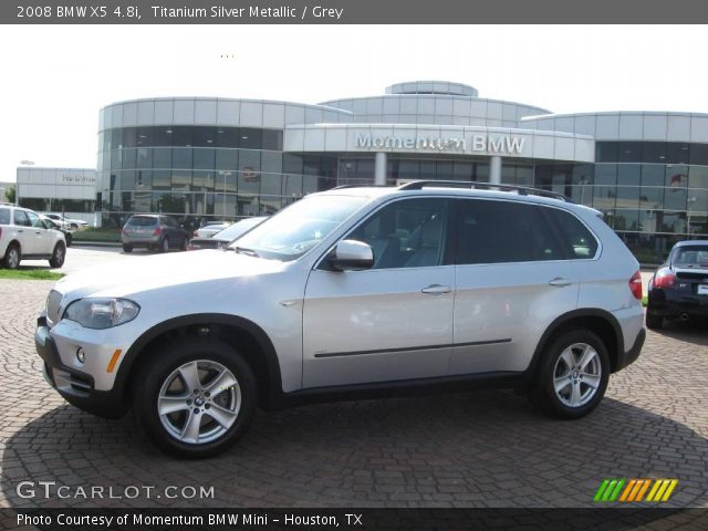 2008 BMW X5 4.8i in Titanium Silver Metallic