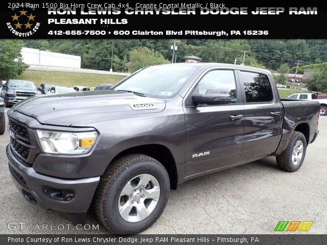 2024 Ram 1500 Big Horn Crew Cab 4x4 in Granite Crystal Metallic