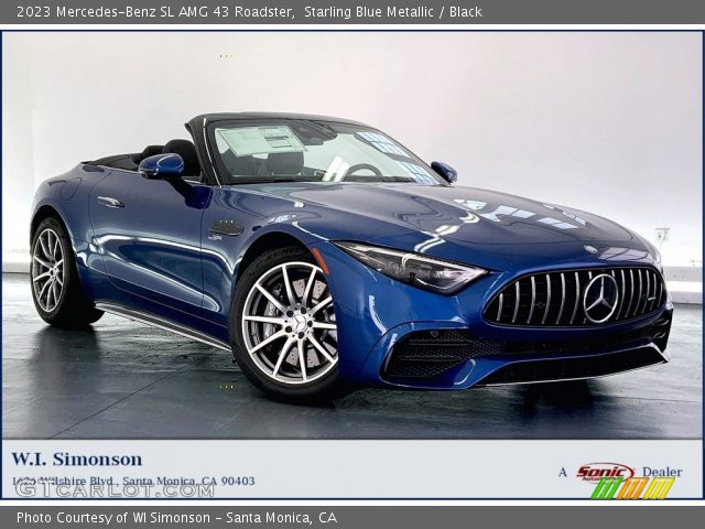 2023 Mercedes-Benz SL AMG 43 Roadster in Starling Blue Metallic