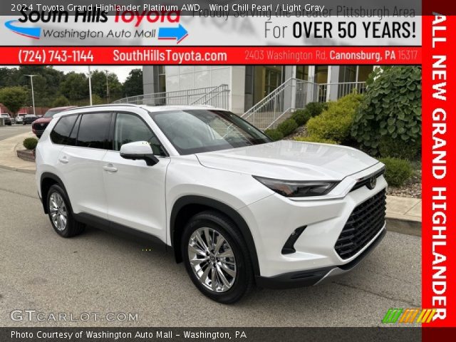 2024 Toyota Grand Highlander Platinum AWD in Wind Chill Pearl