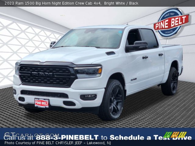 2023 Ram 1500 Big Horn Night Edition Crew Cab 4x4 in Bright White