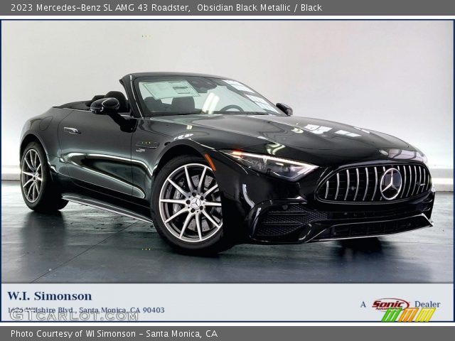 2023 Mercedes-Benz SL AMG 43 Roadster in Obsidian Black Metallic