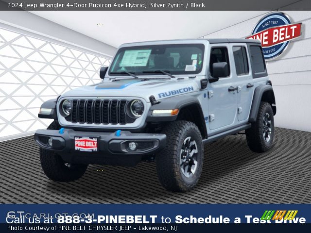 2024 Jeep Wrangler 4-Door Rubicon 4xe Hybrid in Silver Zynith