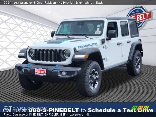 2024 Jeep Wrangler 4-Door Rubicon 4xe Hybrid in Bright White