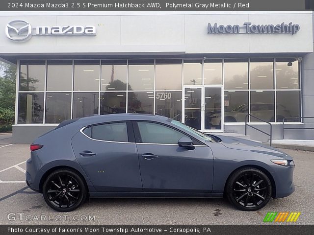 2024 Mazda Mazda3 2.5 S Premium Hatchback AWD in Polymetal Gray Metallic